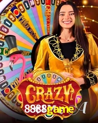 Crazy Time live game no 8888game cassino com entretenimento ao vivo para jogadores do Brasil