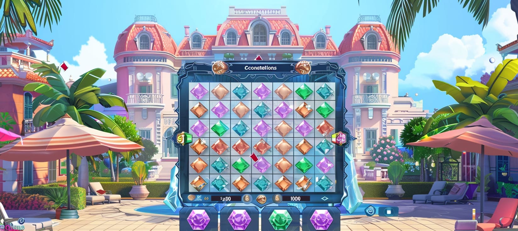 8888game Constellations slot game cassino online com pedras preciosas