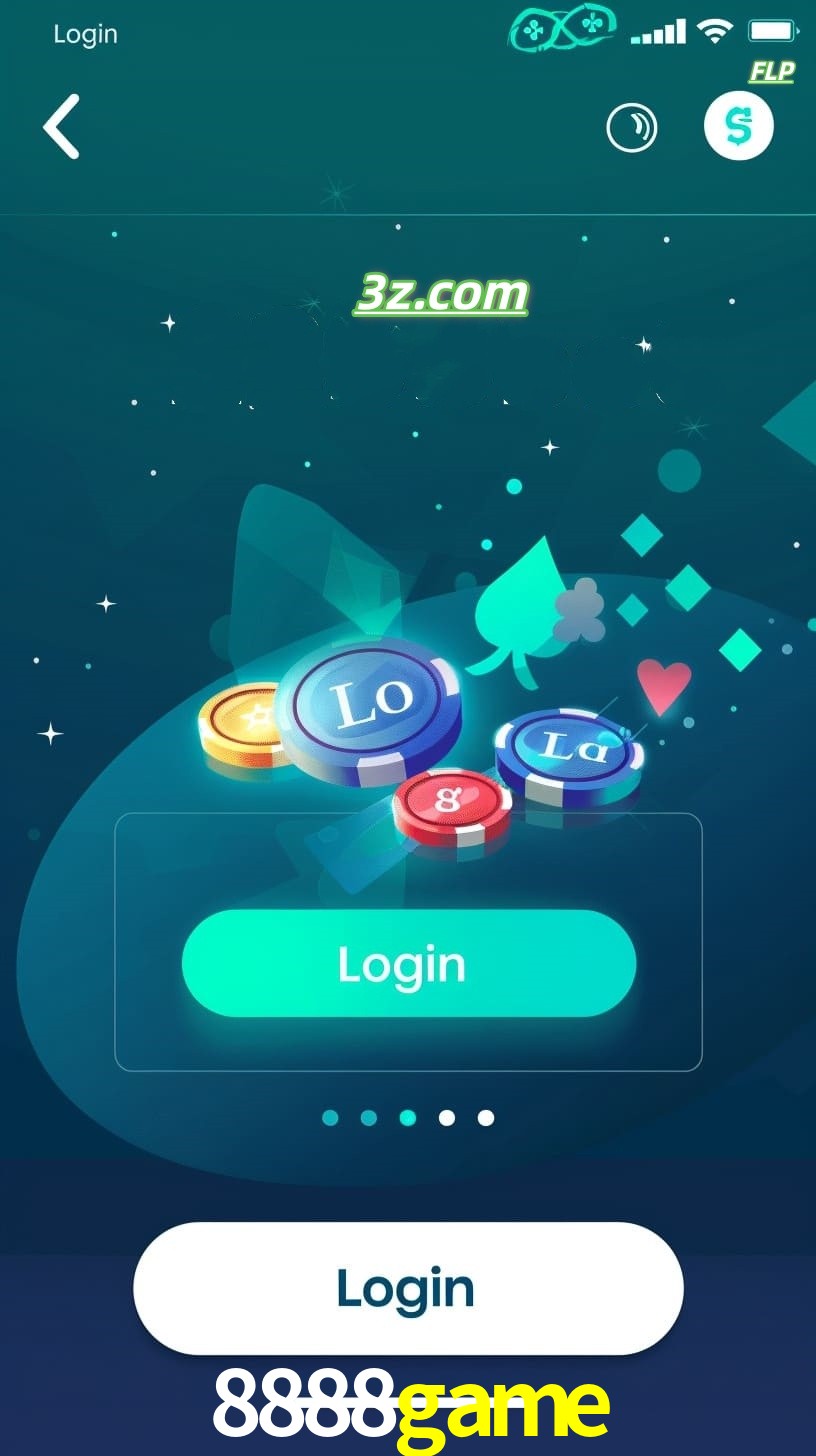 Login no aplicativo de cassino online 8888game Brasil com bônus de boas-vindas